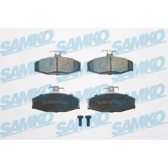 Jeu de 4 plaquettes de frein avant SAMKO