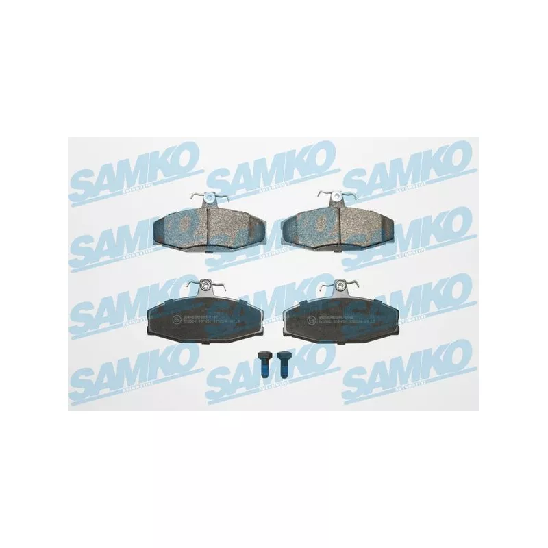 Jeu de 4 plaquettes de frein avant SAMKO 5SP651