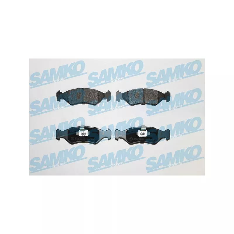 Jeu de 4 plaquettes de frein avant SAMKO 5SP655