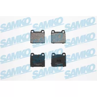 Jeu de 4 plaquettes de frein avant SAMKO