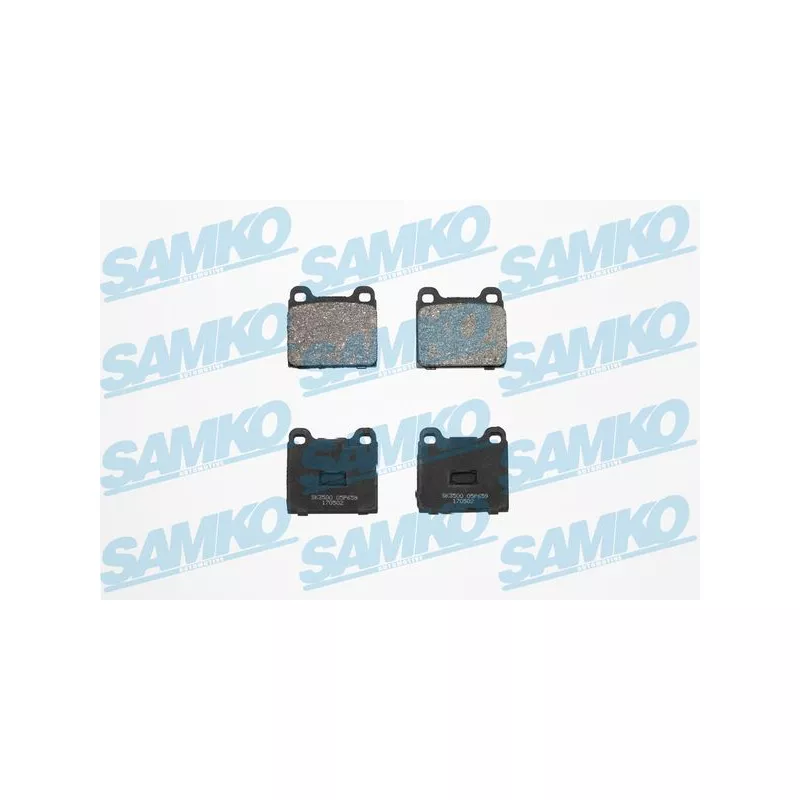 Jeu de 4 plaquettes de frein avant SAMKO 5SP659