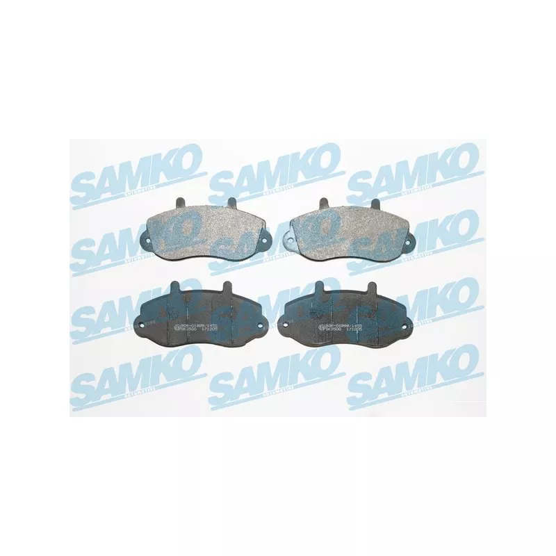 Jeu de 4 plaquettes de frein avant SAMKO 5SP663