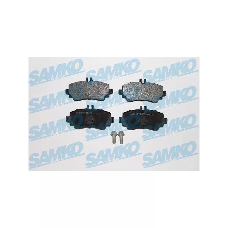 Jeu de 4 plaquettes de frein avant SAMKO 5SP670