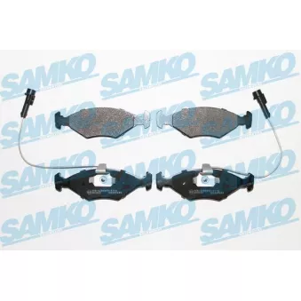 Jeu de 4 plaquettes de frein avant SAMKO