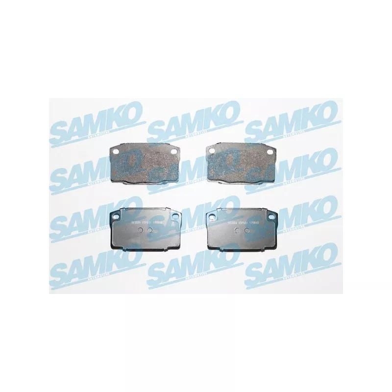 Jeu de 4 plaquettes de frein avant SAMKO 5SP681