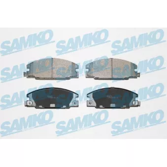 Jeu de 4 plaquettes de frein avant SAMKO