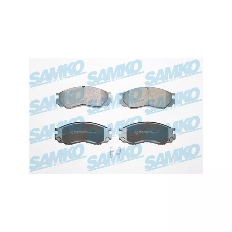 Jeu de 4 plaquettes de frein avant SAMKO 5SP686