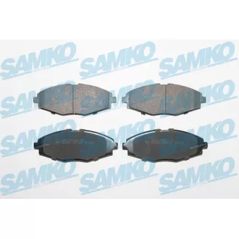 Jeu de 4 plaquettes de frein avant SAMKO