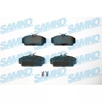 Jeu de 4 plaquettes de frein avant SAMKO