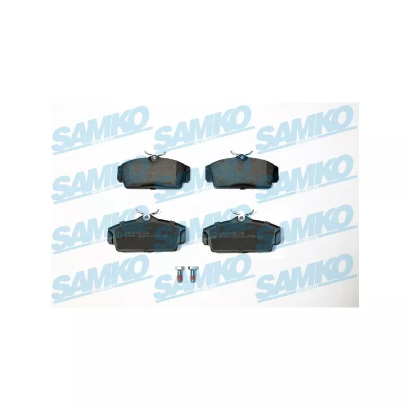 Jeu de 4 plaquettes de frein avant SAMKO 5SP706
