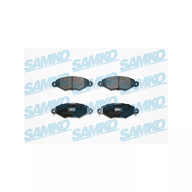 Jeu de 4 plaquettes de frein avant SAMKO 5SP708