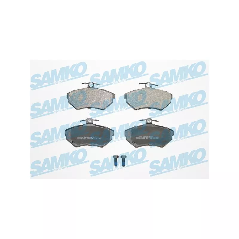 Jeu de 4 plaquettes de frein avant SAMKO 5SP718