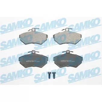 Jeu de 4 plaquettes de frein avant SAMKO