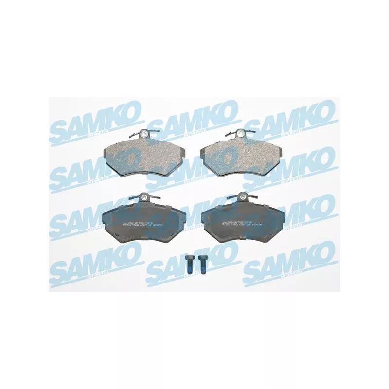 Jeu de 4 plaquettes de frein avant SAMKO 5SP719