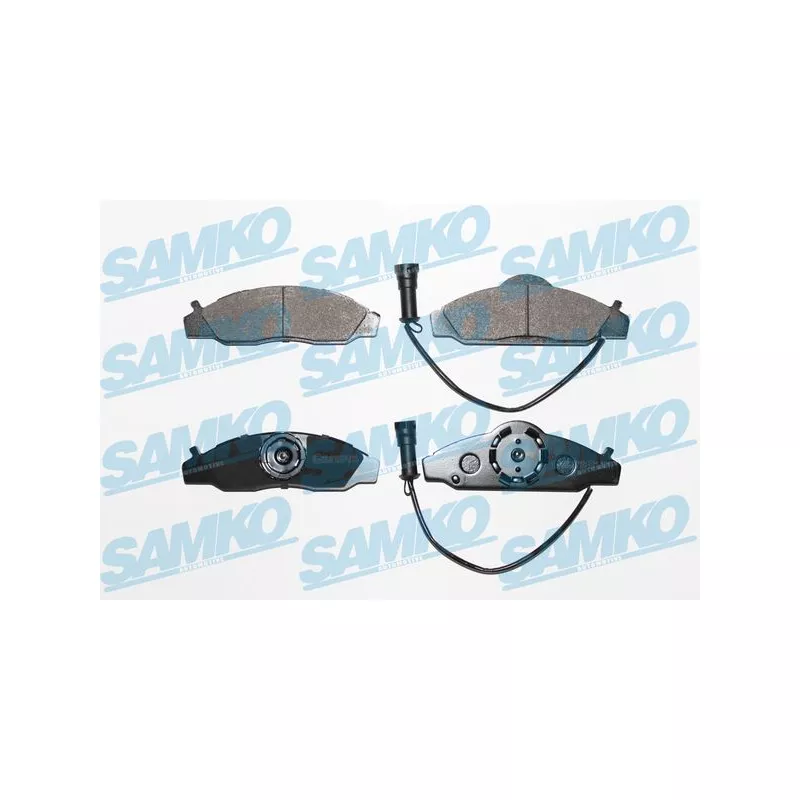 Jeu de 4 plaquettes de frein avant SAMKO 5SP721