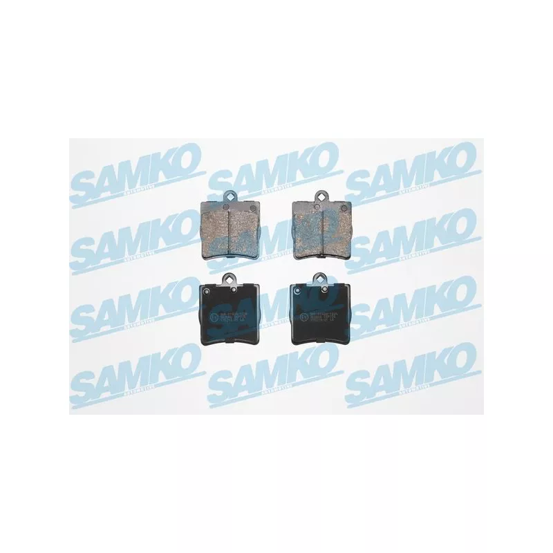 Jeu de 4 plaquettes de frein arrière SAMKO 5SP726