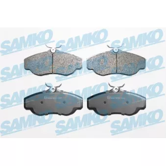 Jeu de 4 plaquettes de frein avant SAMKO