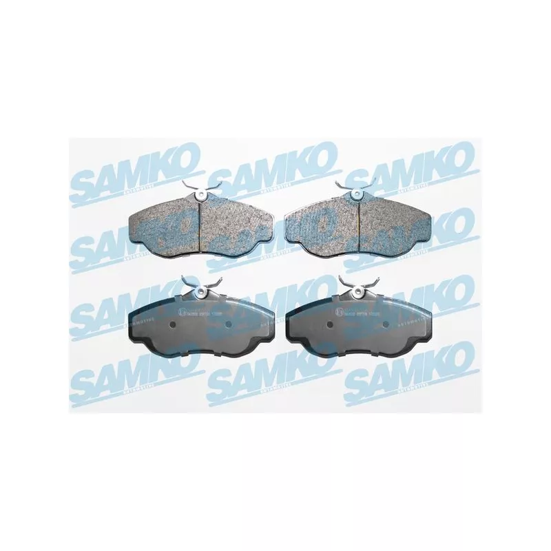 Jeu de 4 plaquettes de frein avant SAMKO 5SP728