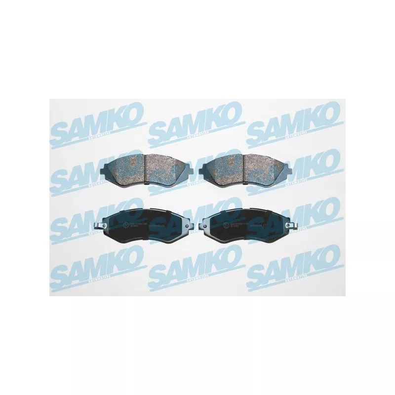 Jeu de 4 plaquettes de frein avant SAMKO 5SP729
