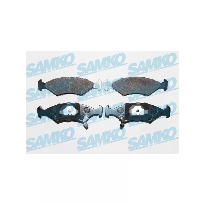 Jeu de 4 plaquettes de frein avant SAMKO 5SP737