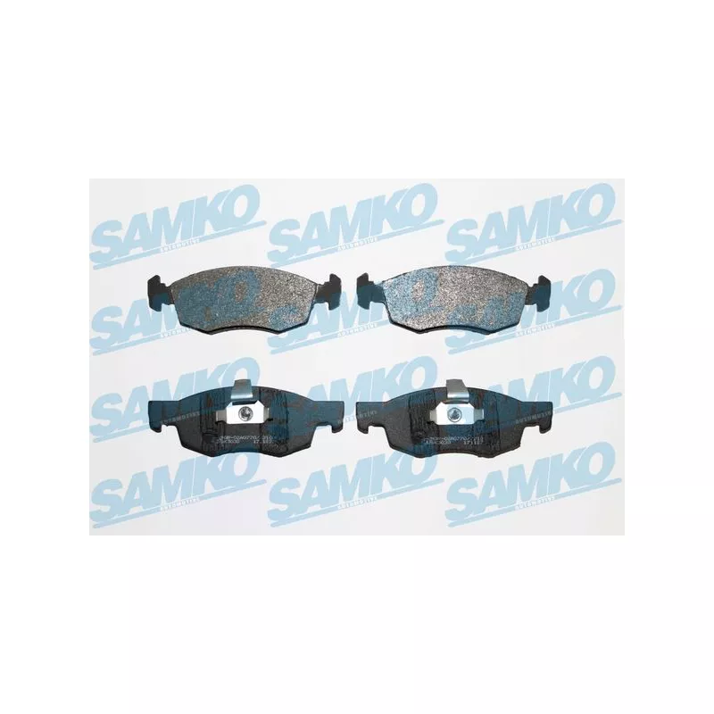 Jeu de 4 plaquettes de frein avant SAMKO 5SP756