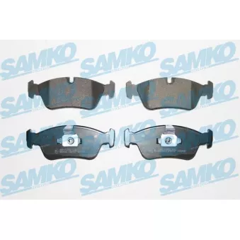 Jeu de 4 plaquettes de frein avant SAMKO