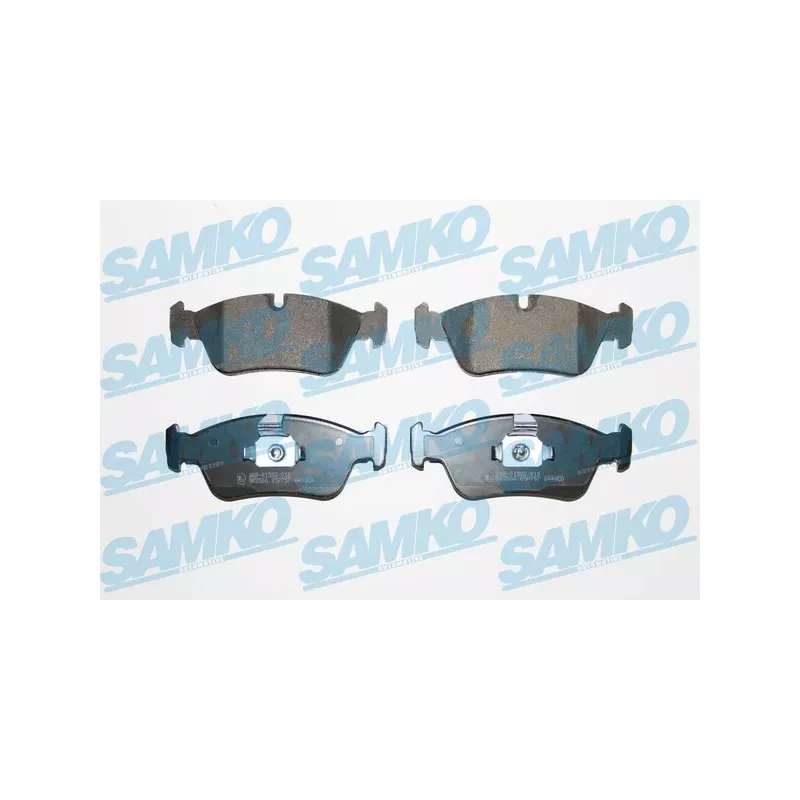 Jeu de 4 plaquettes de frein avant SAMKO 5SP757