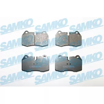 Jeu de 4 plaquettes de frein avant SAMKO