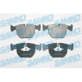 Jeu de 4 plaquettes de frein avant SAMKO