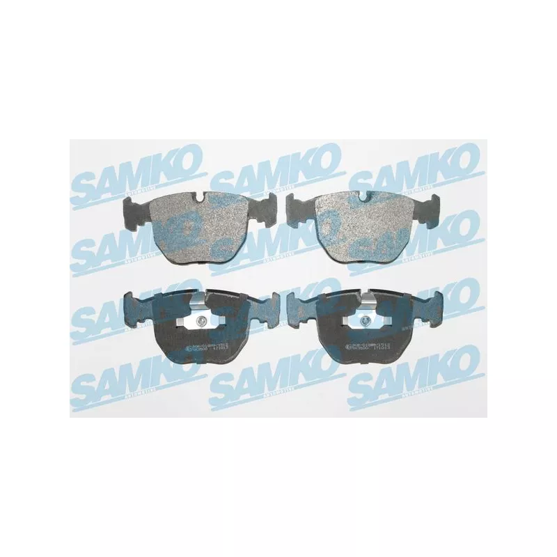Jeu de 4 plaquettes de frein avant SAMKO 5SP771