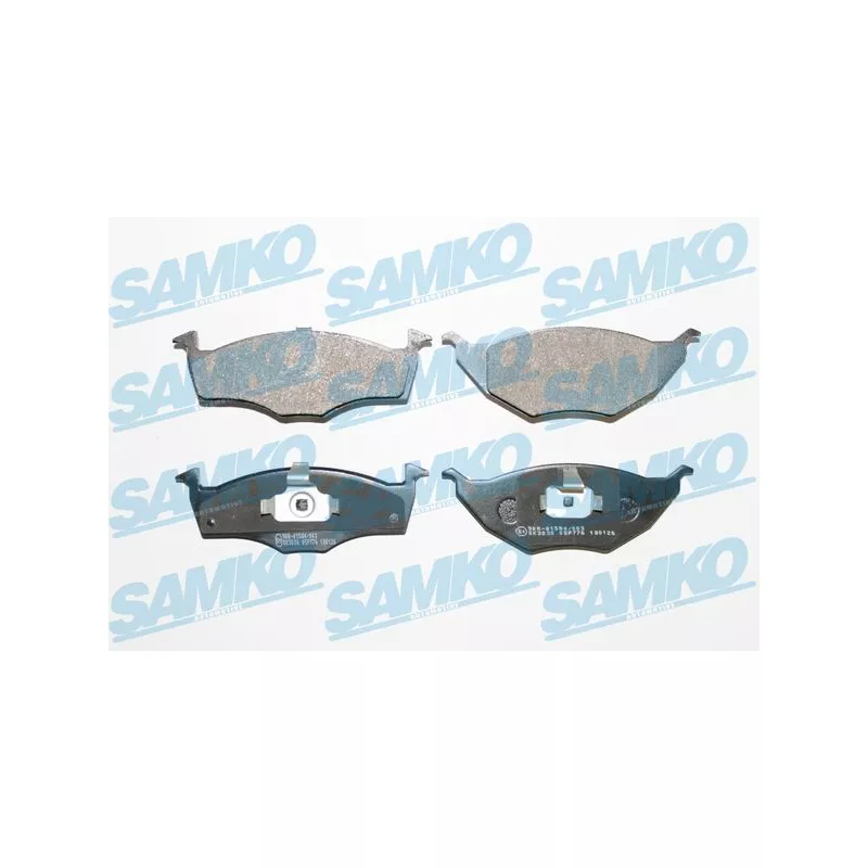Jeu de 4 plaquettes de frein avant SAMKO 5SP776