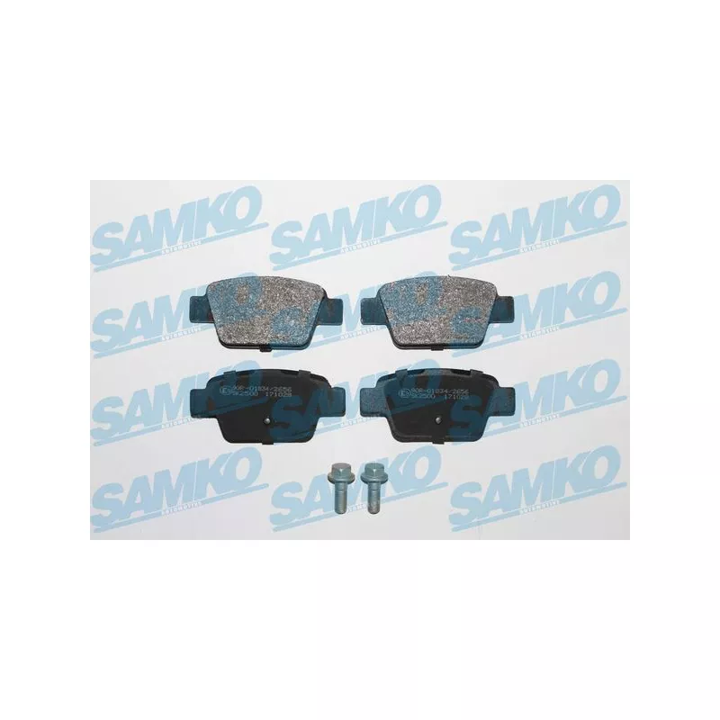 Jeu de 4 plaquettes de frein arrière SAMKO 5SP780