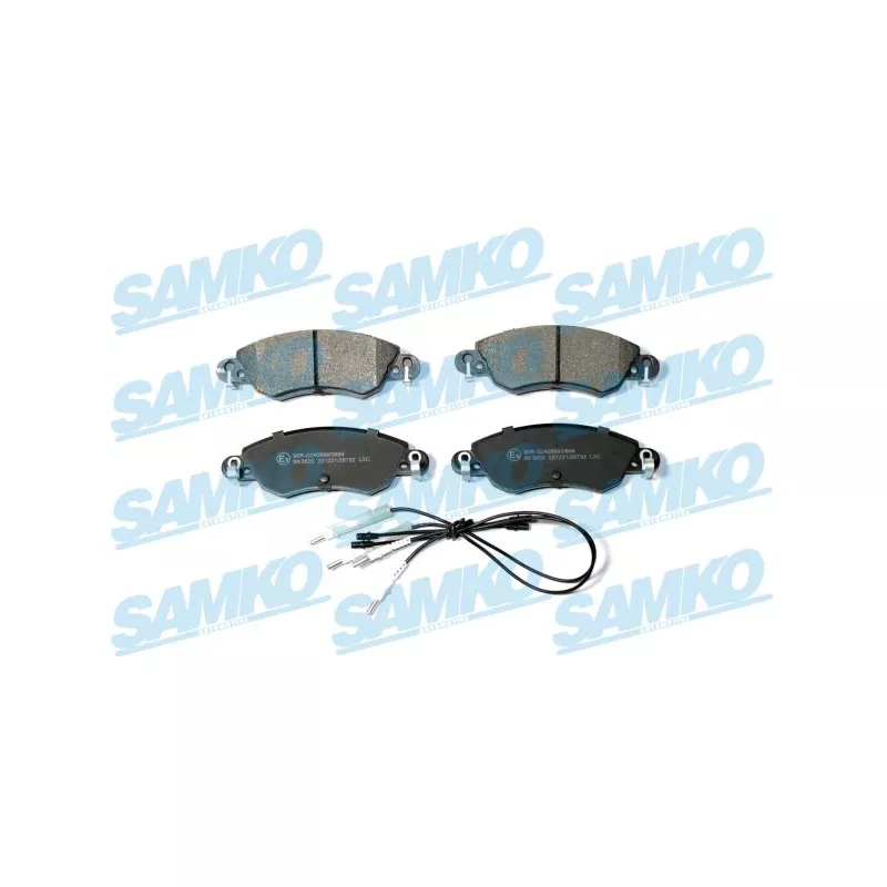 Jeu de 4 plaquettes de frein avant SAMKO 5SP792