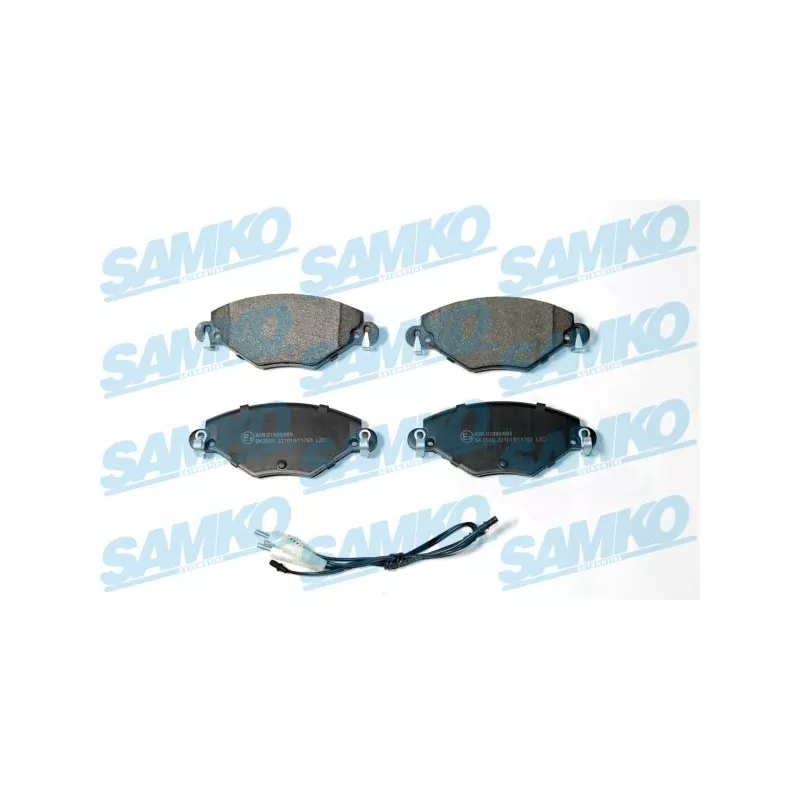 Jeu de 4 plaquettes de frein avant SAMKO 5SP793