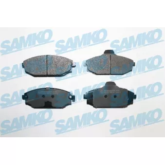 Jeu de 4 plaquettes de frein avant SAMKO