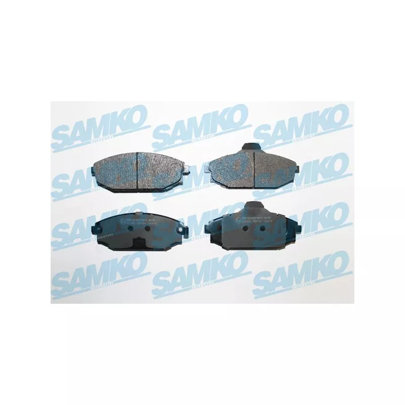 Jeu de 4 plaquettes de frein avant SAMKO 5SP794