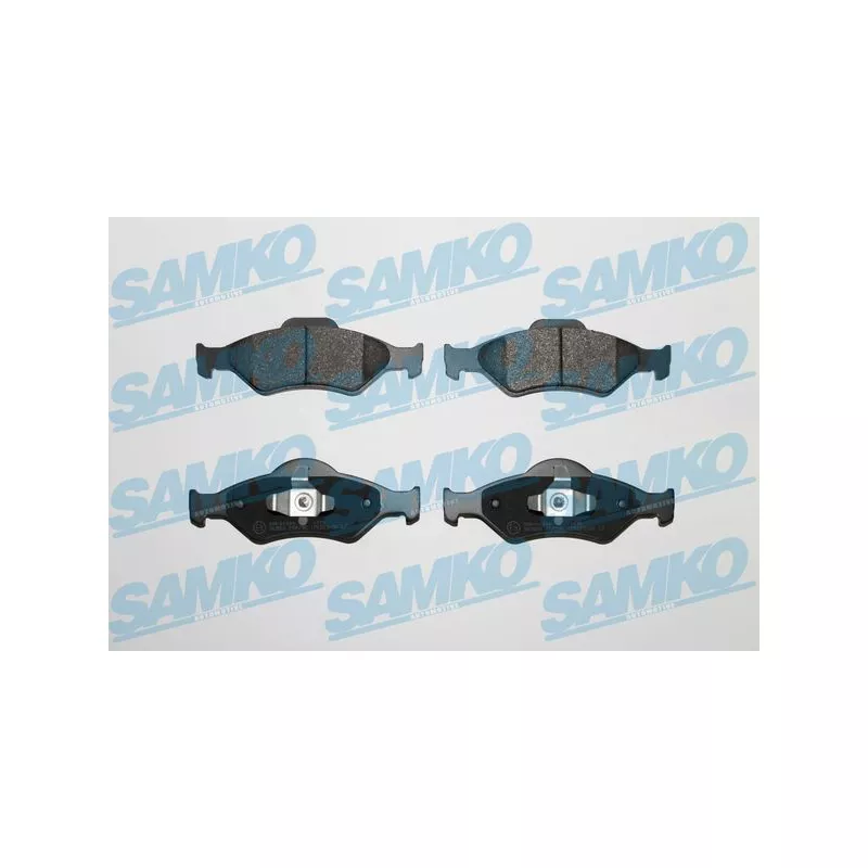 Jeu de 4 plaquettes de frein avant SAMKO 5SP795