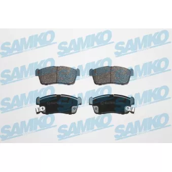 Jeu de 4 plaquettes de frein avant SAMKO