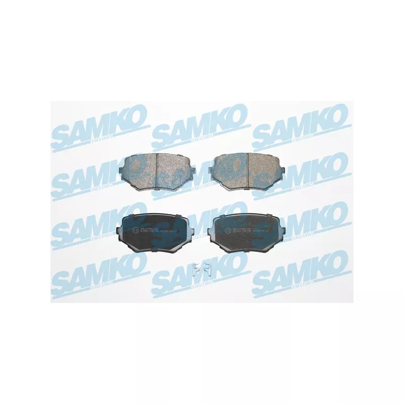 Jeu de 4 plaquettes de frein avant SAMKO 5SP798