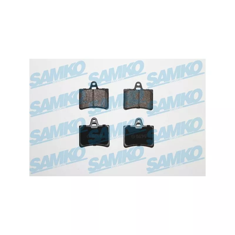 Jeu de 4 plaquettes de frein arrière SAMKO 5SP800