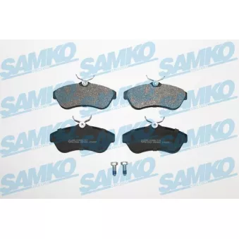 Jeu de 4 plaquettes de frein avant SAMKO