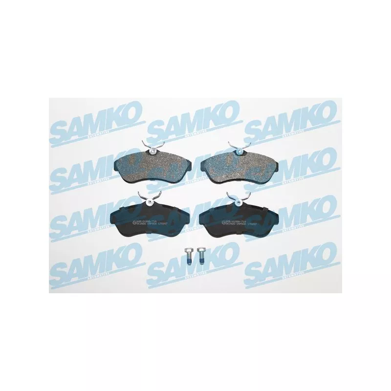Jeu de 4 plaquettes de frein avant SAMKO 5SP806