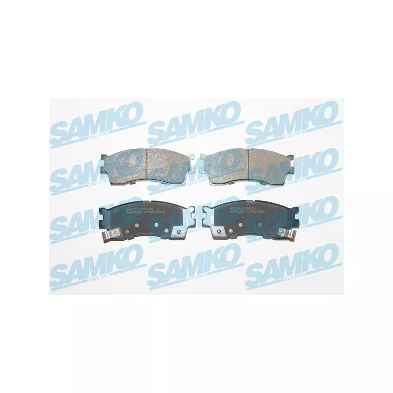 Jeu de 4 plaquettes de frein avant SAMKO 5SP809