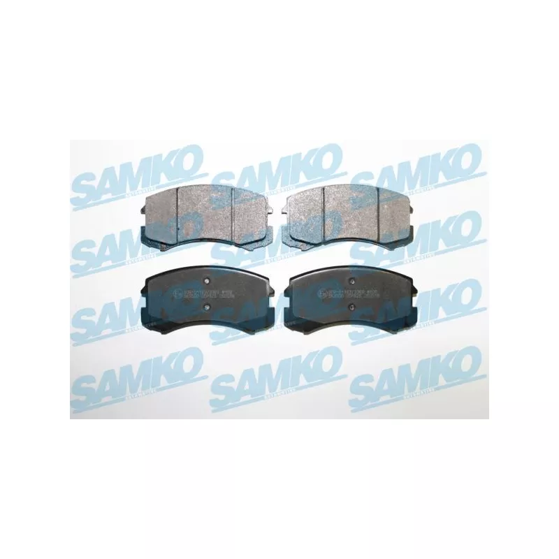 Jeu de 4 plaquettes de frein avant SAMKO 5SP826
