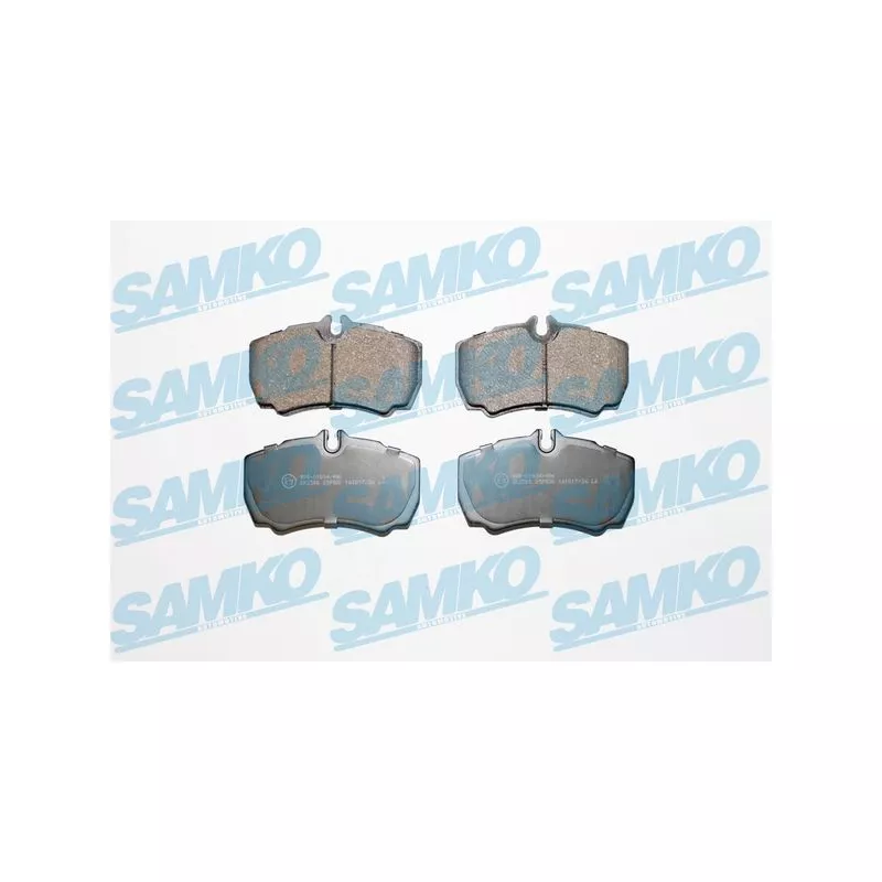 Jeu de 4 plaquettes de frein arrière SAMKO 5SP830