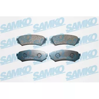 Jeu de 4 plaquettes de frein arrière SAMKO