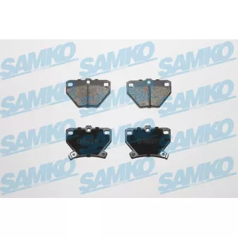 Jeu de 4 plaquettes de frein arrière SAMKO