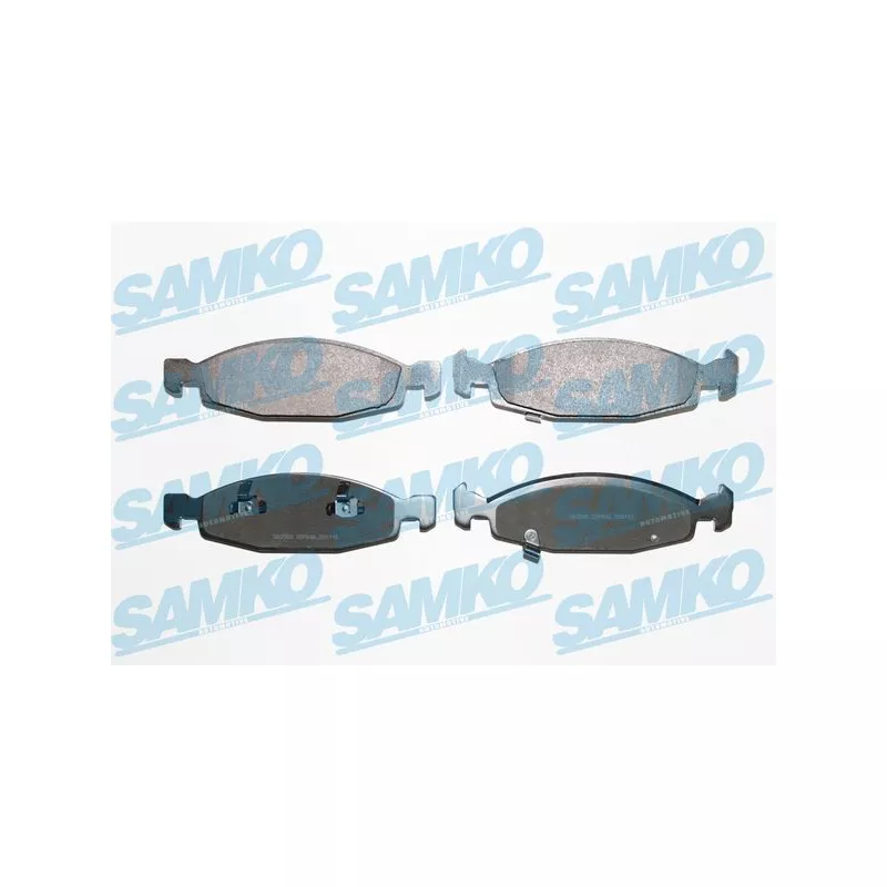 Jeu de 4 plaquettes de frein avant SAMKO 5SP840