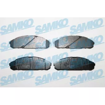 Jeu de 4 plaquettes de frein avant SAMKO
