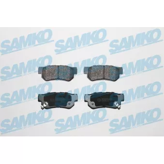 Jeu de 4 plaquettes de frein arrière SAMKO